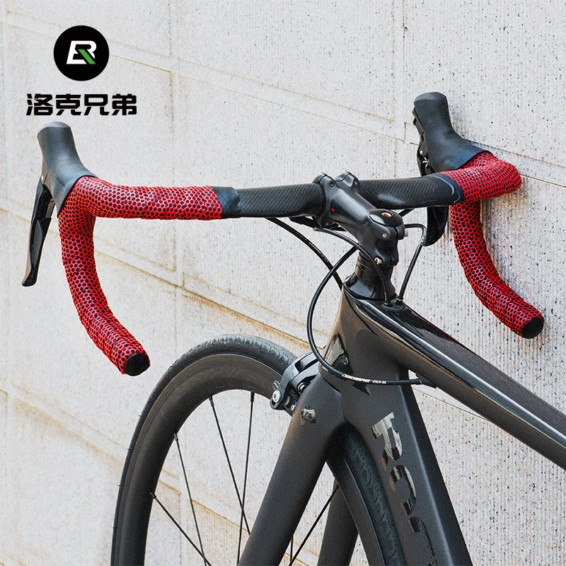 洛克兄弟公路车把带绑带自行车防滑带彩色把带耐磨防滑骑行装备_虎窝淘