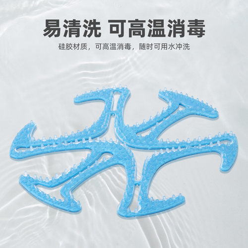 洛克兄弟头盔内衬垫不压发型夏通风透气防压头发自行车硅胶垫配件 - 图3