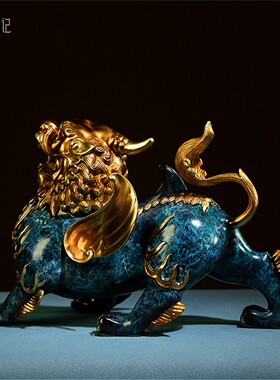 箐铜记 《招财进宝》飞天貔貅一对铜摆件家居装饰品客厅玄关礼品
