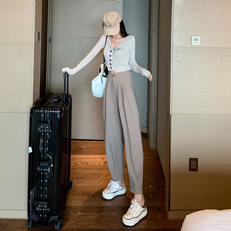 2020年新款女夏修身针织长袖防晒+ 曼范玫时尚套装