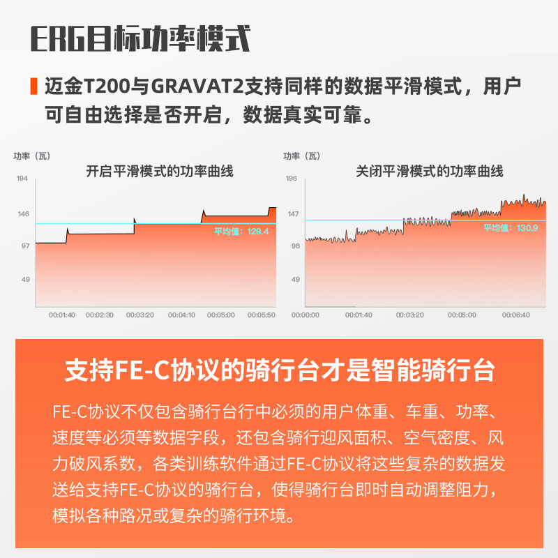 Magene迈金骑行台T200 V2智能变阻室内山地公路自行车功率训练台 - 图0