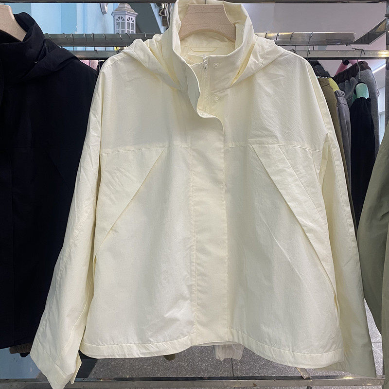 日系女装防风立领茄克/外套夹克冲锋衣休闲宽松连帽短上衣C484709,淘宝优惠券,粉丝福利购,淘宝优惠卷