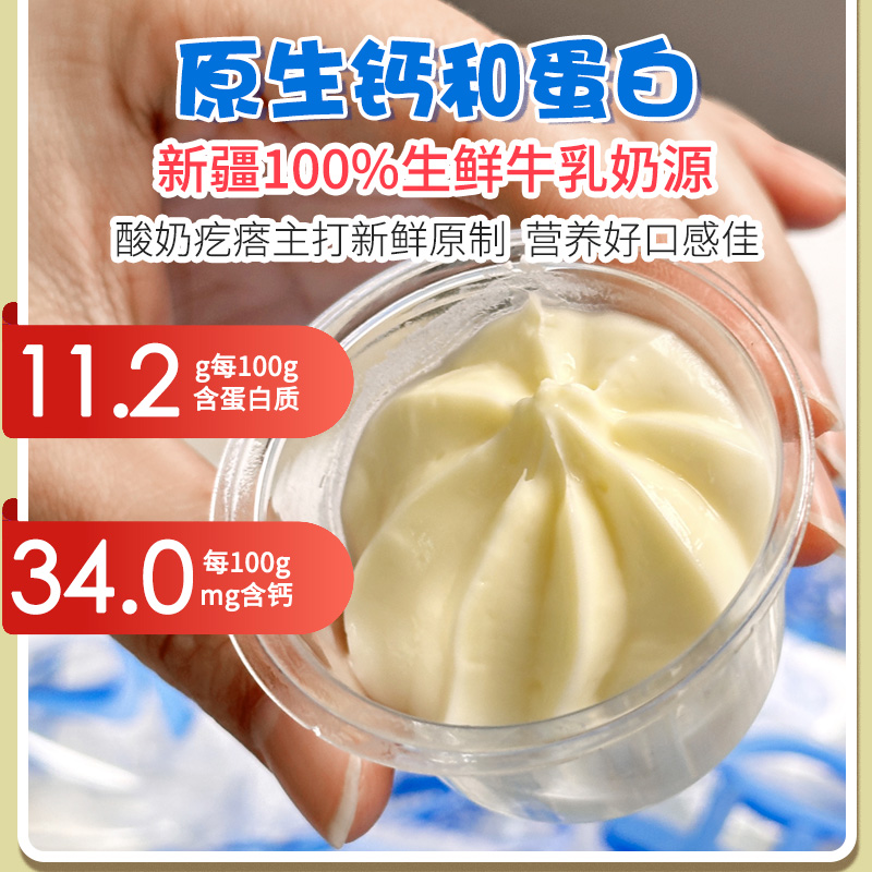 牧民人家新疆美食酸奶疙瘩迪丽热巴同款酸奶球李闻羡特产奶酪干酪 - 图0