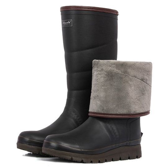 Непромокаемая обувь с высоким бархатом и толстой зимней резиной для рыбалки.