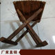 Manufacturer's Chicken Wing Wooden Horse and Redwood Horse and Wooden Folding Leisure Fishing Stool, Convenient and Portable Fishing Stool