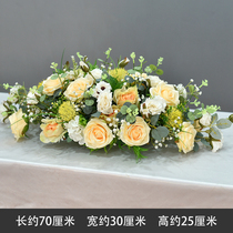 Conference table flowers floral courier with city business banquet podium flower Shenzhen Chengdu Beijing Shanghai Guangzhou delivery flower shop