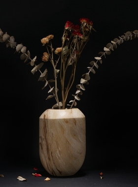 yushilin木化石花禅意摆件家居