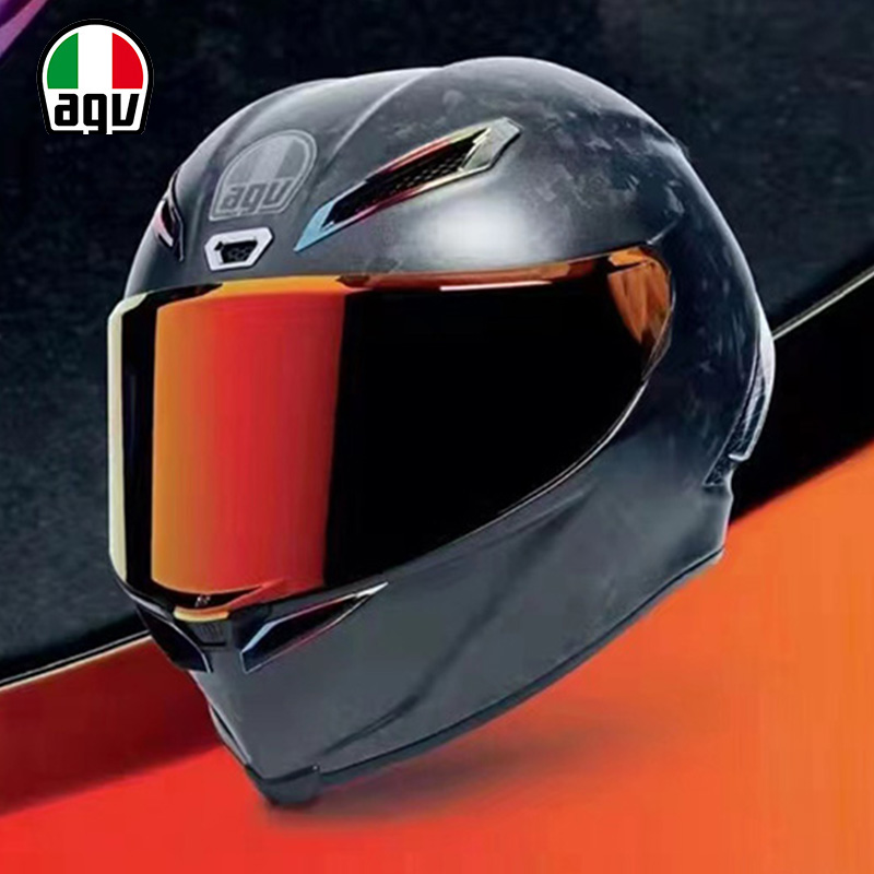 AGV PISTA GPRR75周年纪念款碳纤维摩托车骑行头盔赛道蝴蝶结全盔 - 图3