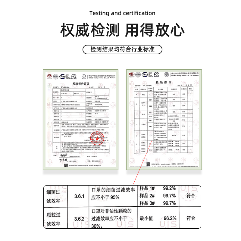 莫兰迪口罩一次性医用外科三层医生医护医疗外用透气防护病菌飞沫 - 图0