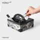 High-end light luxury tissue box retro leather