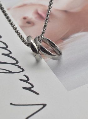 欧美钛钢项链不掉色防水防锈