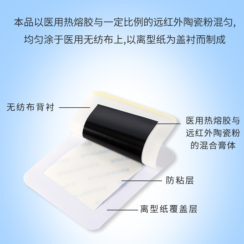 欧格斯远红外活血止痛贴黑膏颈椎肩周炎腰间盘突出关节炎扭伤疼痛 - 图0