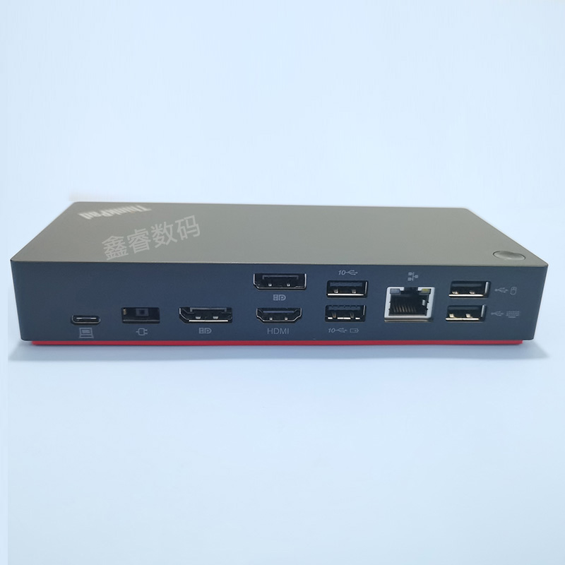 联想ThinkpadX1 X13 T14 P15 X395 T490 USB-CGen2扩展坞40AS底座 - 图0