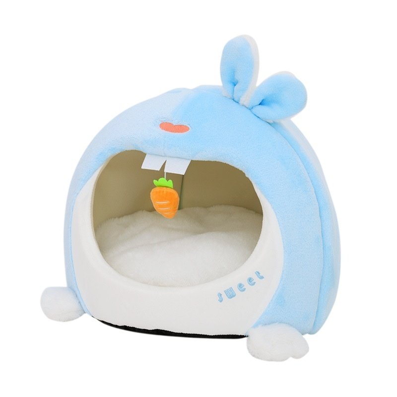 猫窝冬季保暖半封闭猫屋加厚安全感窝猫房子小狗睡觉宠物窝猫帐篷,淘宝优惠券,粉丝福利购,淘宝优惠卷
