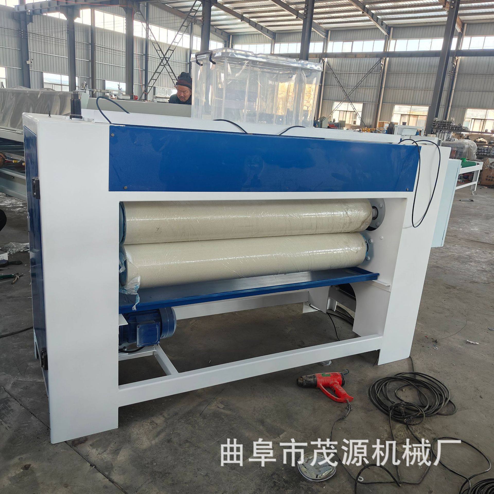 碳晶板科技版木皮滚胶机 保温苯板材过胶机自动涂胶机 乙丙辊筒,淘宝优惠券,粉丝福利购,淘宝优惠卷