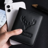 Высококлассный мужской кожаный картхолдер для водительских прав, защитный чехол, из натуральной кожи, 2 в 1