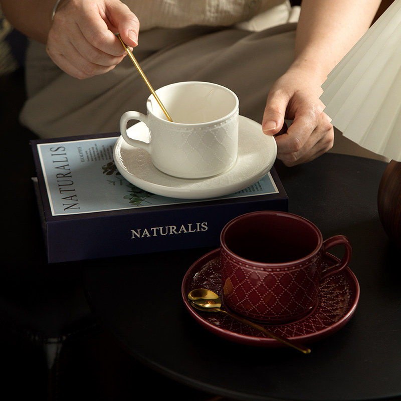 高级感陶瓷咖啡杯套装家用情侣喝水杯高档送闺蜜新婚生日实用杯具,淘宝优惠券,粉丝福利购,淘宝优惠卷