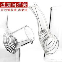 Tea strainer spring stainless steel built-in universal teapot filter spring instead of liner nozzle metal