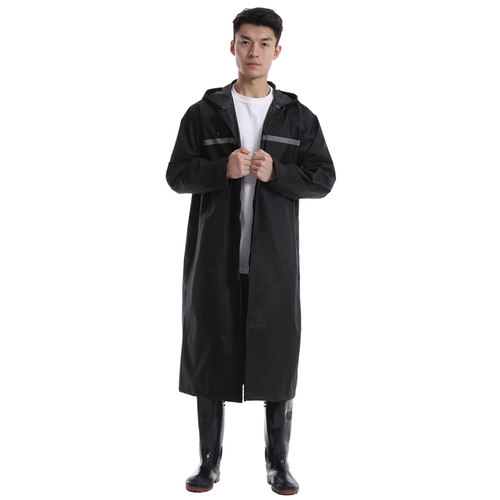 劳保雨衣男款女成人外穿全身防暴雨披加厚加大长款电动电瓶车骑行 - 图3