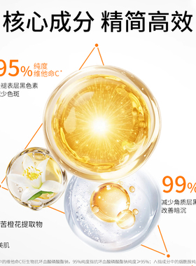 大宝维C精华乳50ml维他命焕白淡斑美白提亮烟酰胺男女士面霜正品