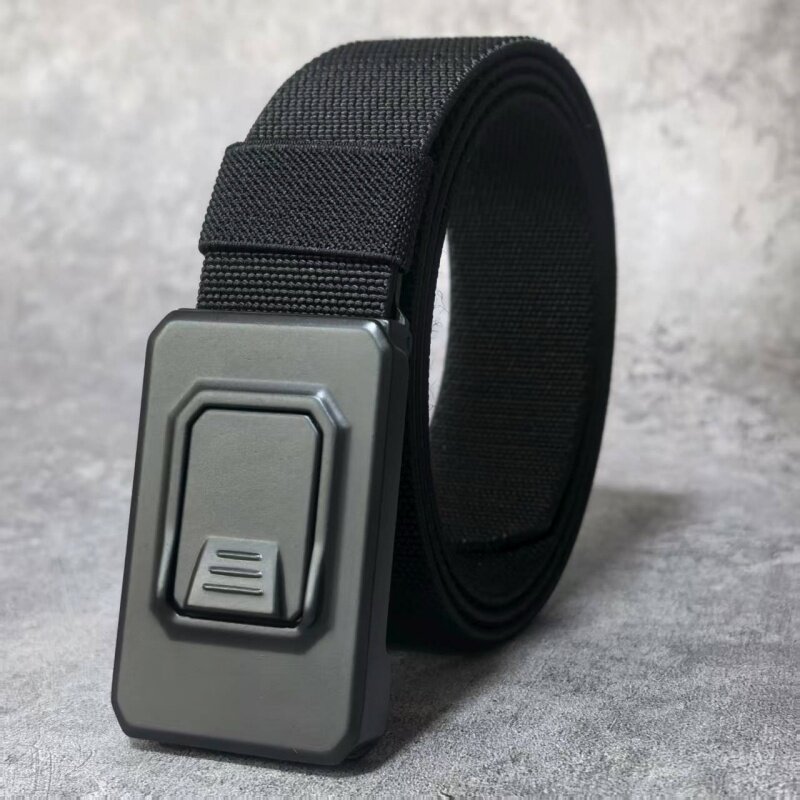 35mm高弹力男士腰带初高中大学生加长松紧带肥佬皮带胖舒适不勒肚