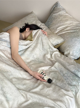 高级感LF级兰精天丝夏被四件套数