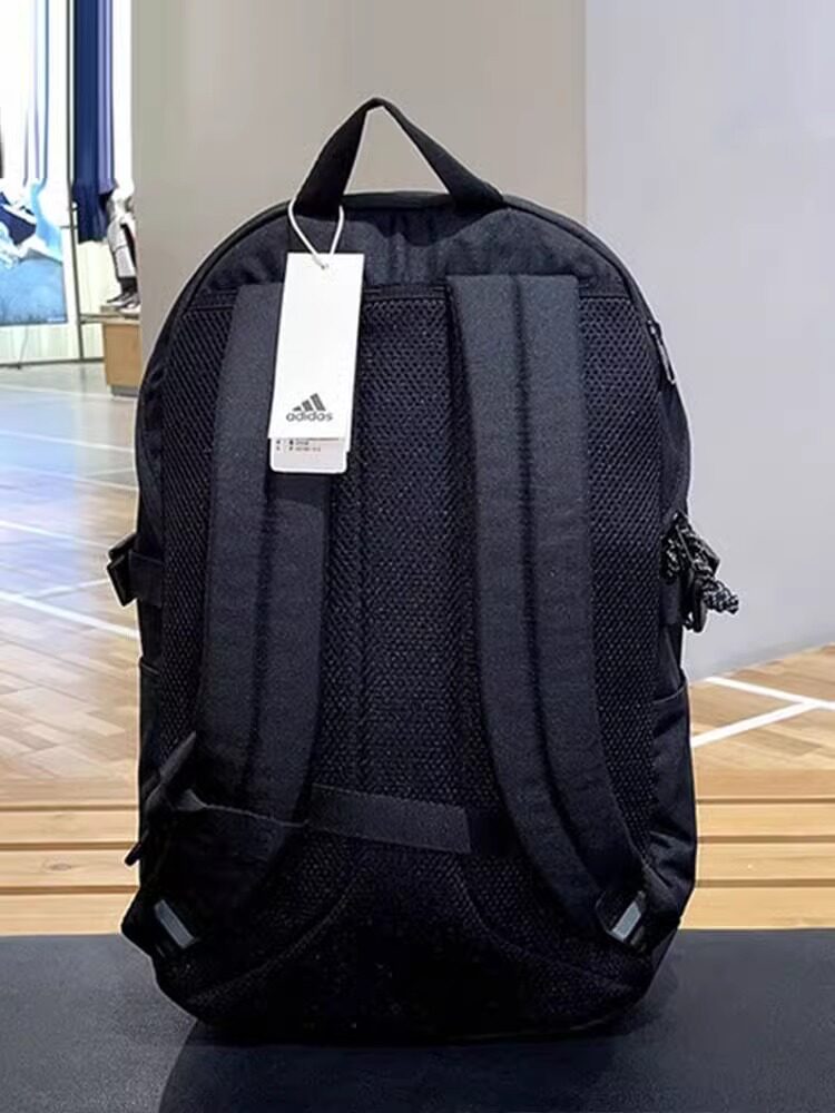 阿迪达斯新款双肩包运动旅行男士背包高中生女款adidas三条纹书包