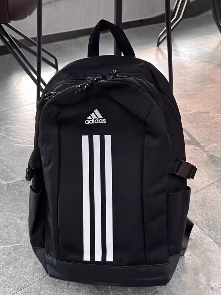 阿迪达斯新款双肩包运动旅行男士背包高中生女款adidas三条纹书包