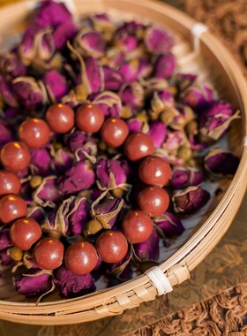 天然合香珠手串古法玫瑰香文玩佛珠念珠纯手工药材制作男女款手链