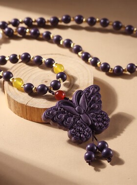 姹紫芳华香合香珠项链古法中药手串文玩佛珠国风吊坠美容养颜手链