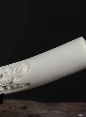 中式仿真象牙九龙送福家居小摆件玄关客厅电视柜酒柜装饰品办公室