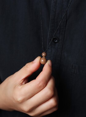 古法五行合香珠项链吊坠五方真气香脖挂件中药材持久留香葫芦吊坠