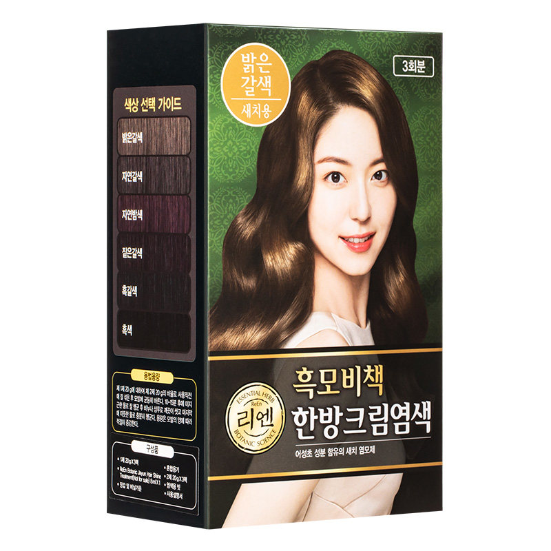 韩国LG睿嫣ReEn韩方染发剂膏纯植物天然遮盖白发流行色新款无刺激,淘宝优惠券,粉丝福利购,淘宝优惠卷