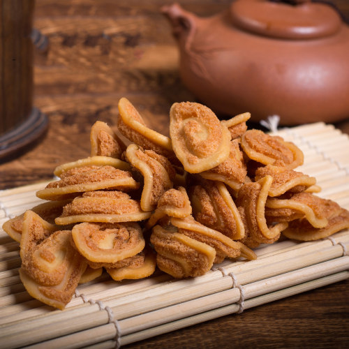 汪玉霞蛋心圆糕点心怀旧休闲办公室零食鸡蛋仔蛋圆饼干小吃150克 - 图0
