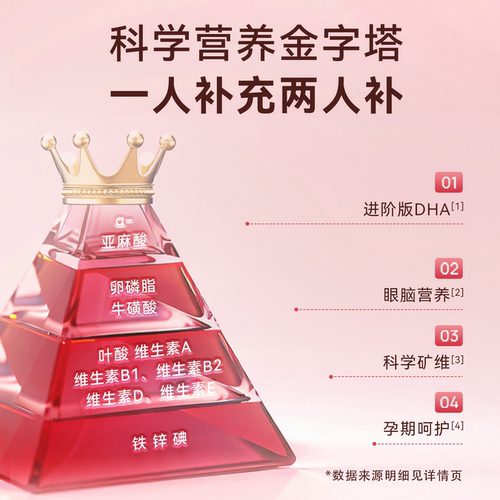 【优惠套装】美好蕴育润康+维生素D钙片组合DHA孕妇专用营养元素 - 图0