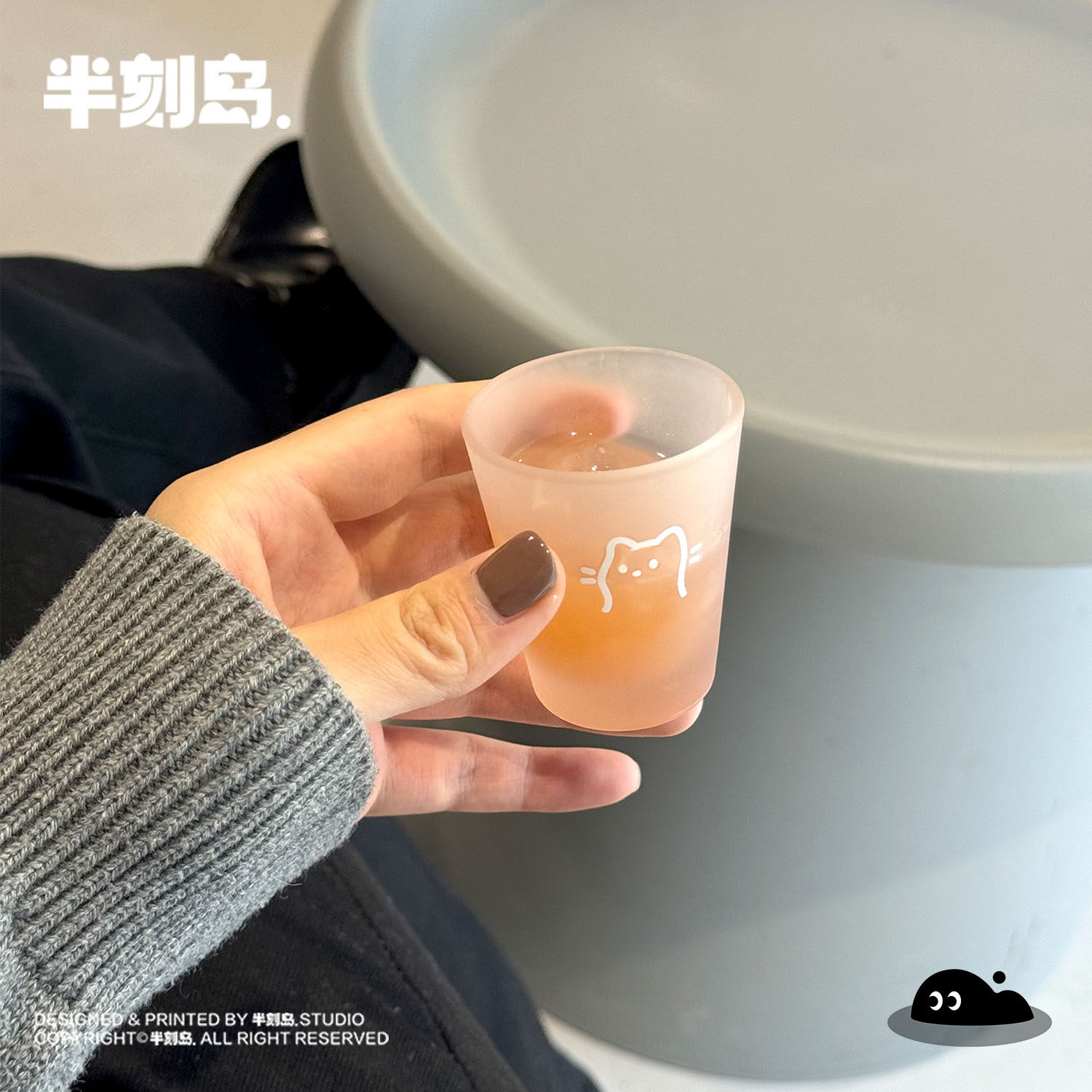 半刻岛 原创一口杯可爱子弹杯shot杯烧酒清酒杯白酒杯礼物韩系ins,淘宝优惠券,粉丝福利购,淘宝优惠卷