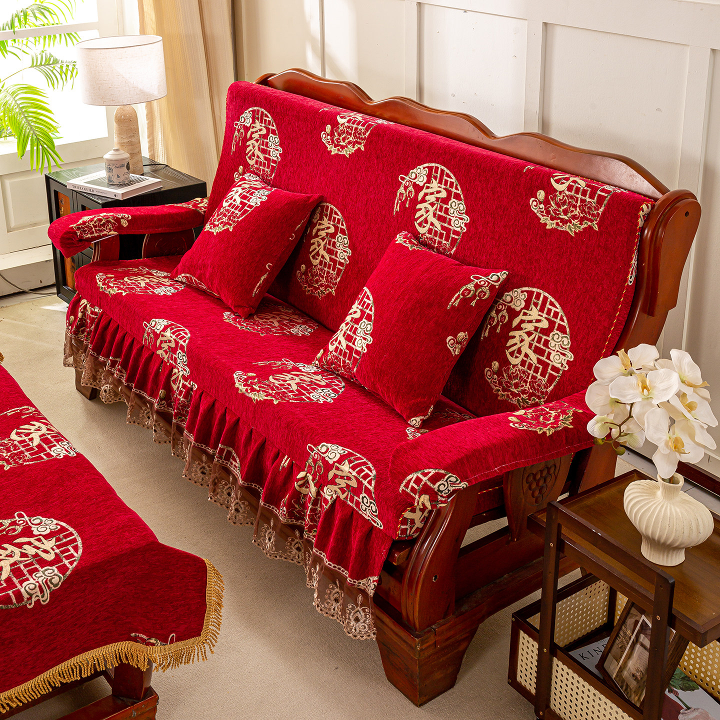 实木沙发垫带靠背连体新中式红木沙发坐垫木质椅垫子高密度海绵垫,淘宝优惠券,粉丝福利购,淘宝优惠卷