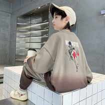 Boys spring clothing suit 2024 new childrens spring and autumn clothes sportswear sports clothes great boy spring clothes handsome and fashionable