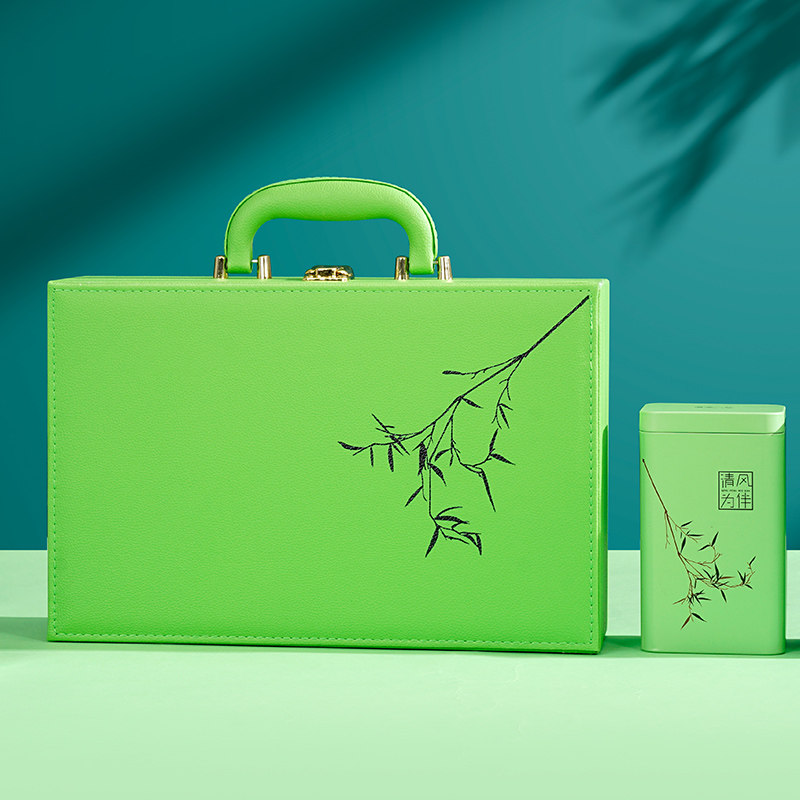 2025新款高档茶叶包装盒空礼盒密封罐子皮革红茶金骏眉国风定制,淘宝优惠券,粉丝福利购,淘宝优惠卷