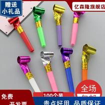10 childrens toy blow up whistle party help with gift color with long nose to blame creative gift blow dragon roll