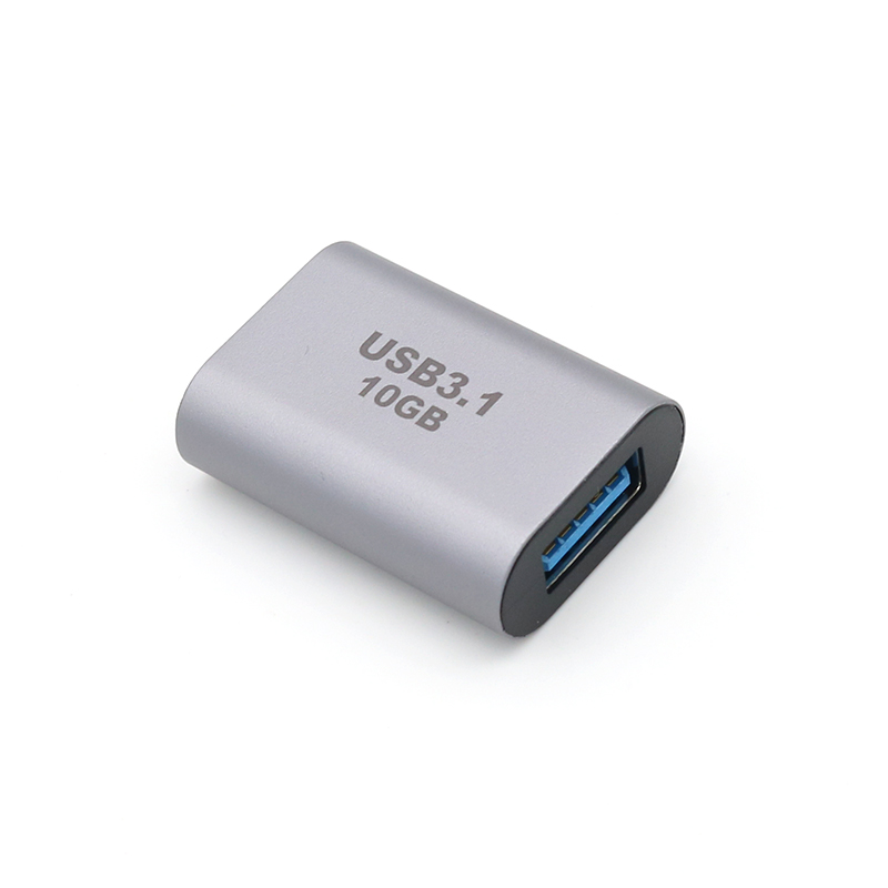 母type-c对USB母接口转接头type c转USB3.0公头转换器充电数据线