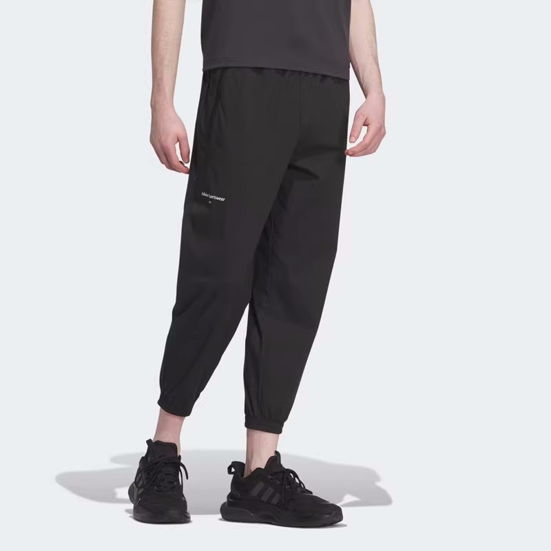 Adidas/阿迪达斯运动裤男子休闲束脚宽松梭织长裤 IP4954 IP4955-图0