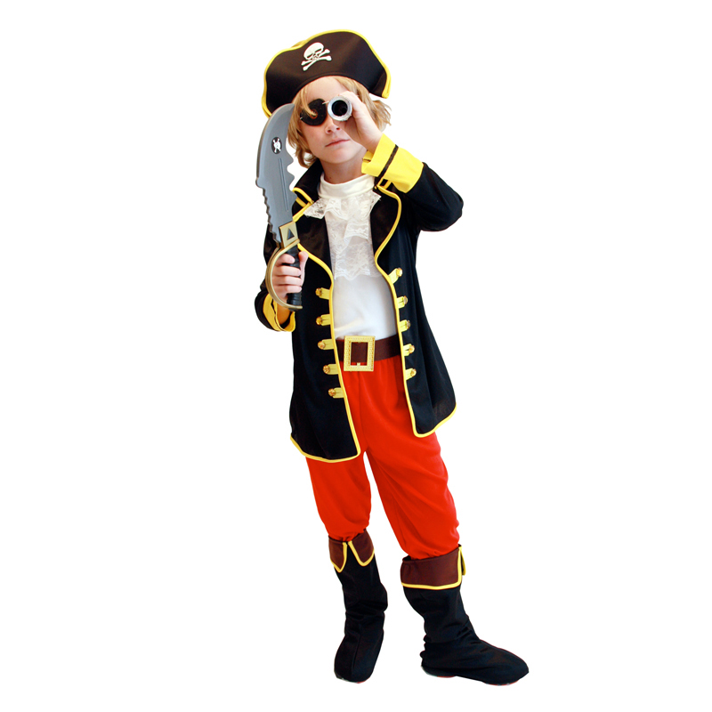 万圣节儿童服装男童海盗演出服饰 星光闪闪儿童演出服