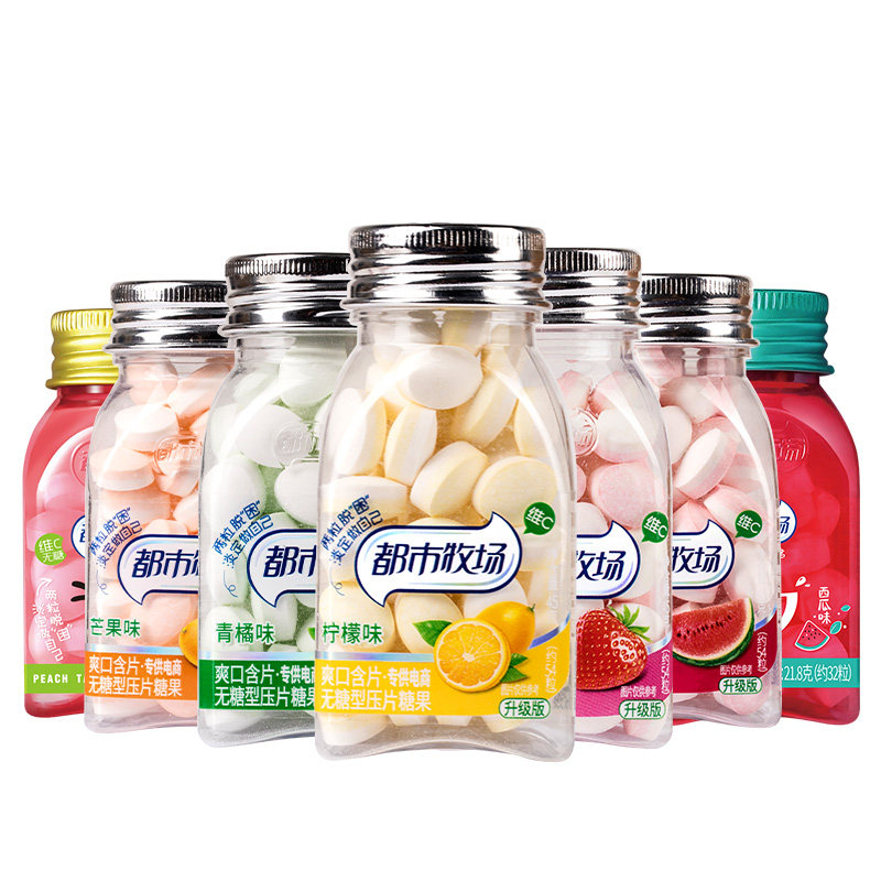 都市牧场无糖薄荷糖 加呈食品糖果