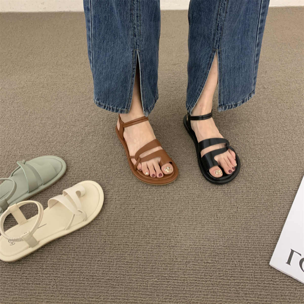 坡跟套趾凉鞋女-新人首单立减十元-2022年4月|淘宝海外 坡跟套趾凉鞋女-新人首单立减十元-2022年4月|淘宝海外
