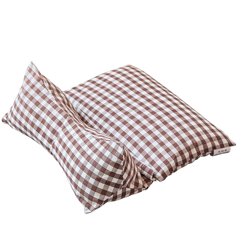 加大加量荞麦养生颈椎缓解疲劳双层可拆洗连体枕花草枕老粗布枕头,淘宝优惠券,粉丝福利购,淘宝优惠卷