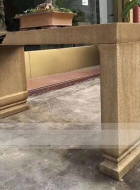 石雕石凳仿古大理石长条凳条桌花岗岩长条石供桌汉白玉盆景台花架