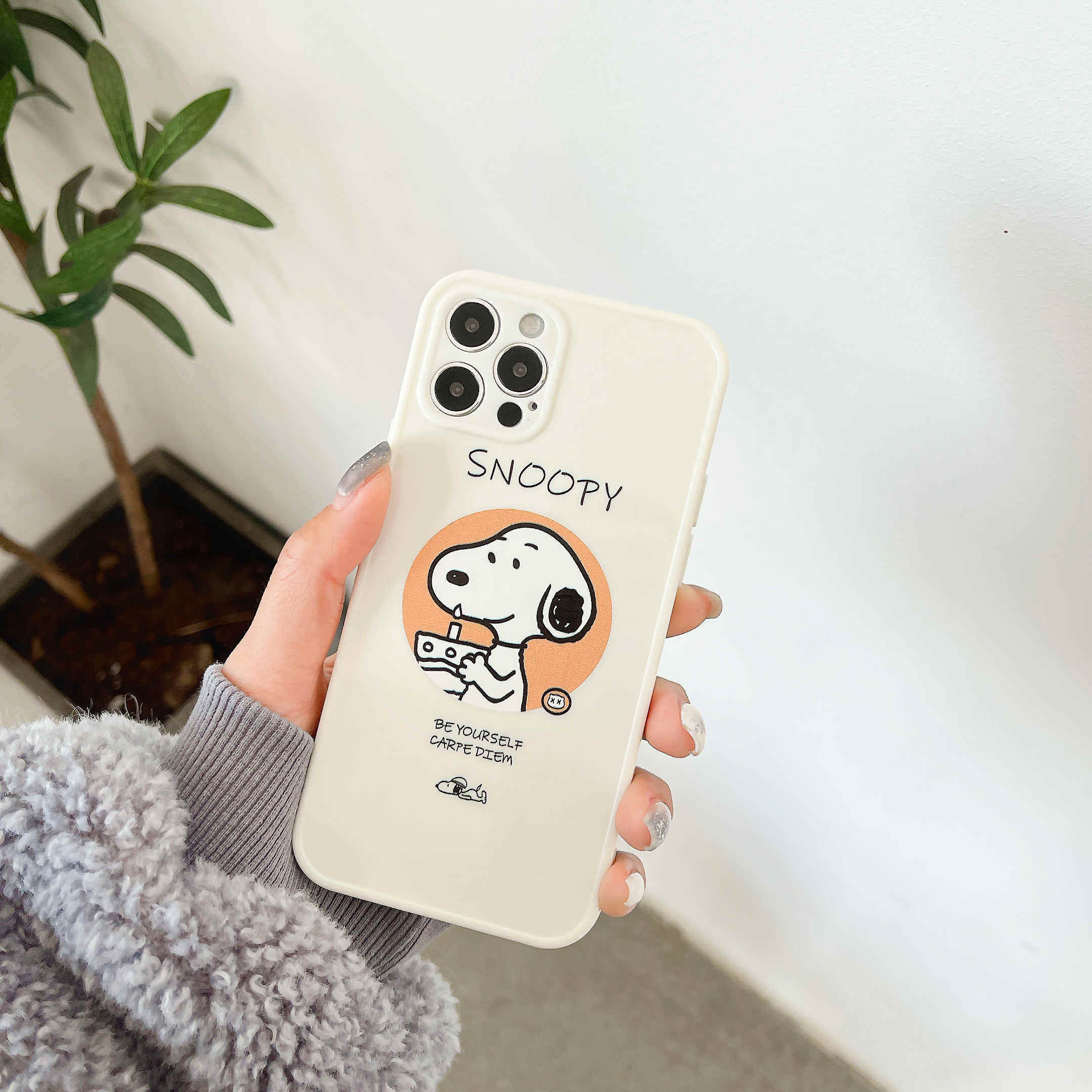 范兮适用于苹果13手机壳芝麻街xsmax史努比xr男女