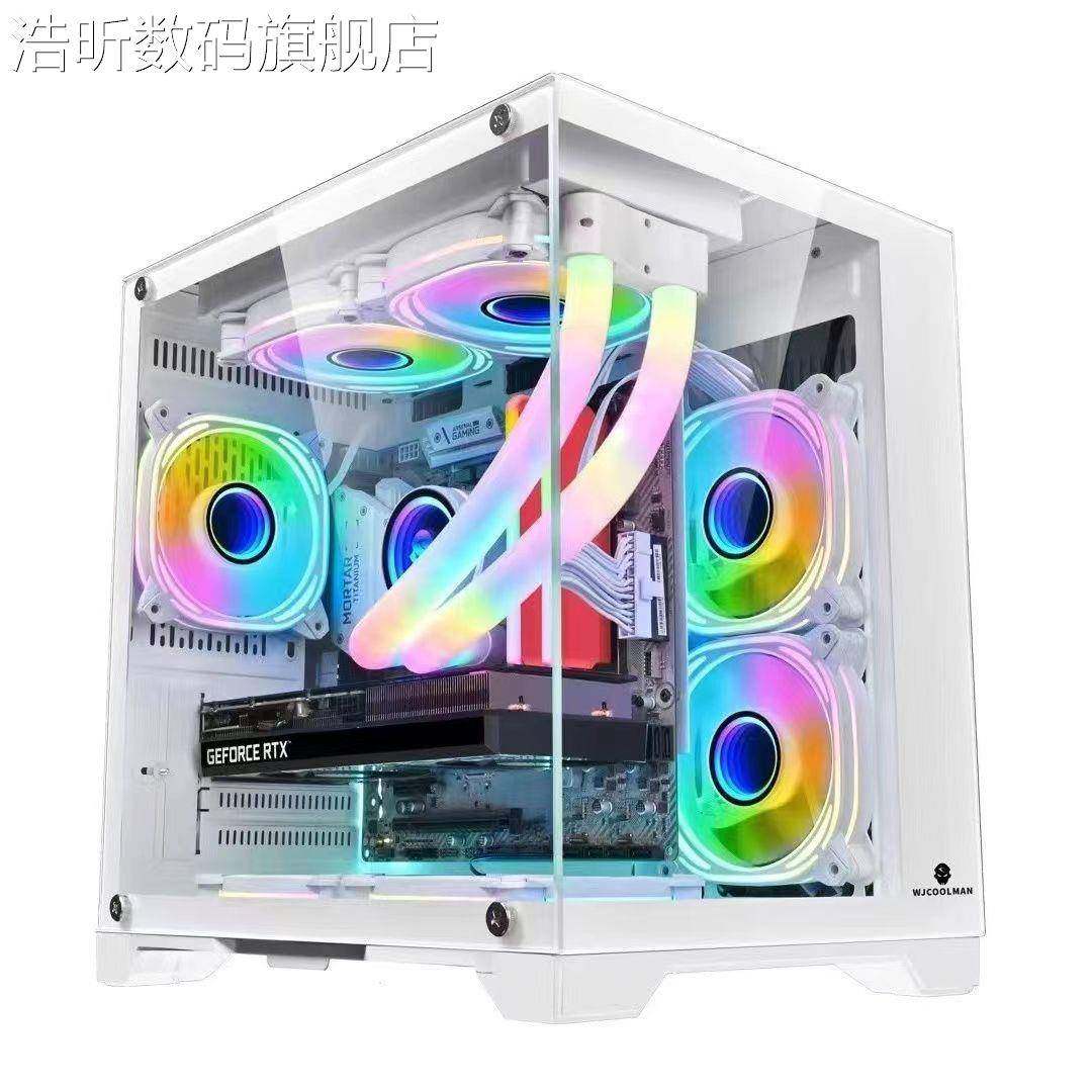 Haoxin Gu Yongzhe column-free panoramic side-transparent sea view room 240/360 water-cooled DIY game e-sports computer desktop chassis ornaments