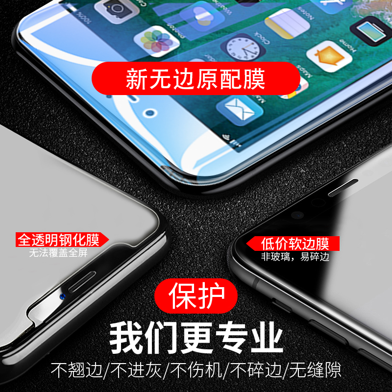 适用于4.7英寸苹果6钢化膜iPhone6s防近视A1586屏幕保护A1589玻璃莫ipon7/8全屏pingg6高清lphone6蓝屏pg6磨 - 图2